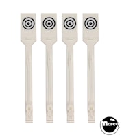 Drop target set Bally black bullseye (4)