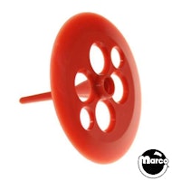 Pop bumper skirt - red