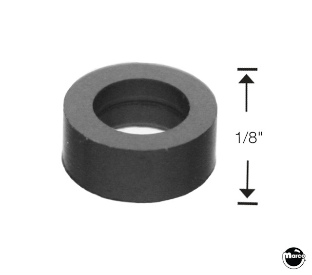 Spacer - plastic 1/8 inch black