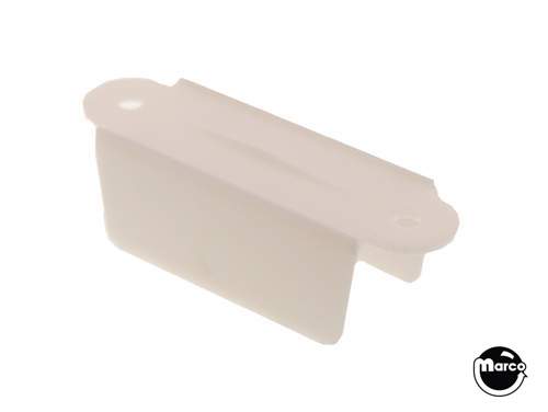 Lane guide - 2-3/4 inch white opaque double A9396W