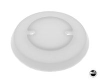 Pop bumper cap - white opaque