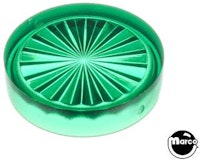Insert - circle 1 inch green starburst