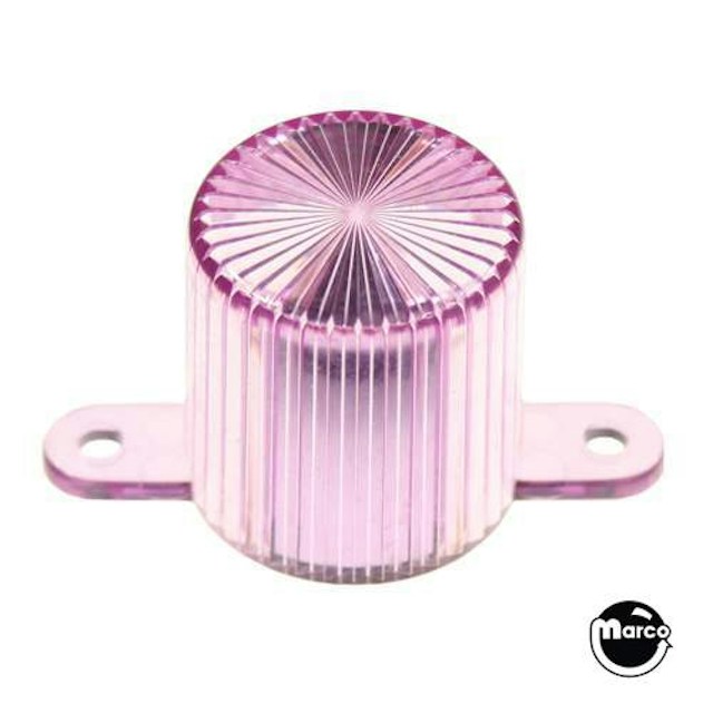 Dome with screw tabs - violet