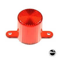 Dome with screw tabs - red