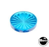 Playfield insert - circle 1-1/2 inch blue starburst