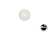 Insert - circle 1-1/2 inch frosted starburst clear
