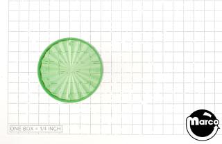 Insert - circle 1-1/2 inch green starburst
