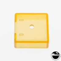 Target face - 3D square yellow transparent