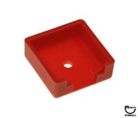 Target face - 3D square red opaque
