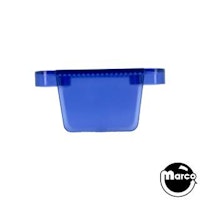 Lane guide - 1-3/4 inch blue trans double