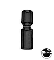 Post - 1-1/4 inch narrow black