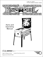 KINGS OF STEEL (Bally) Manual Schematic