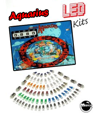 AQUARIUS (Gottlieb) LED Kit