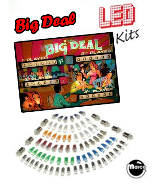 BIG DEAL (Williams 1977) LED kit