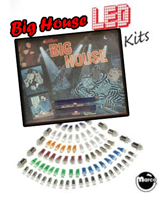 BIG HOUSE (Gottlieb) LED kit
