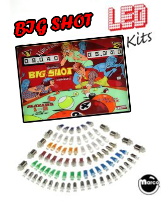 BIG SHOT (Gottlieb) LED Kit