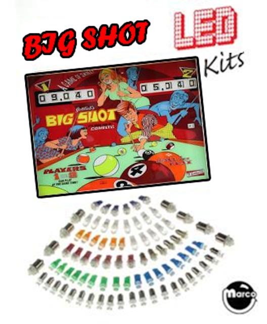BIG SHOT (Gottlieb) LED Kit