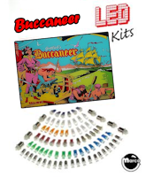 BUCCANEER (Gottlieb 1976) LED kit