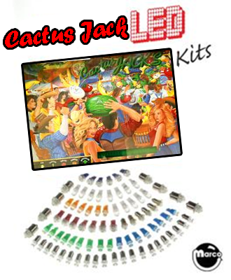CACTUS JACK'S (Gottlieb) LED kit