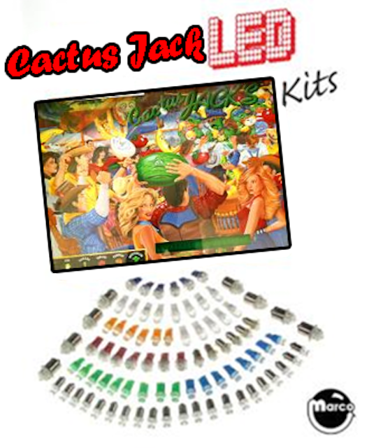 CACTUS JACK'S (Gottlieb) LED kit