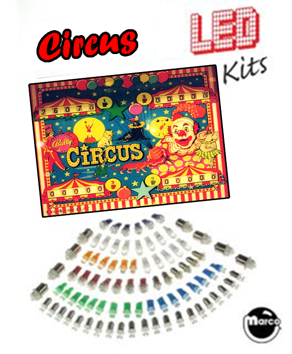 CIRCUS (Bally 1973) LED Kit