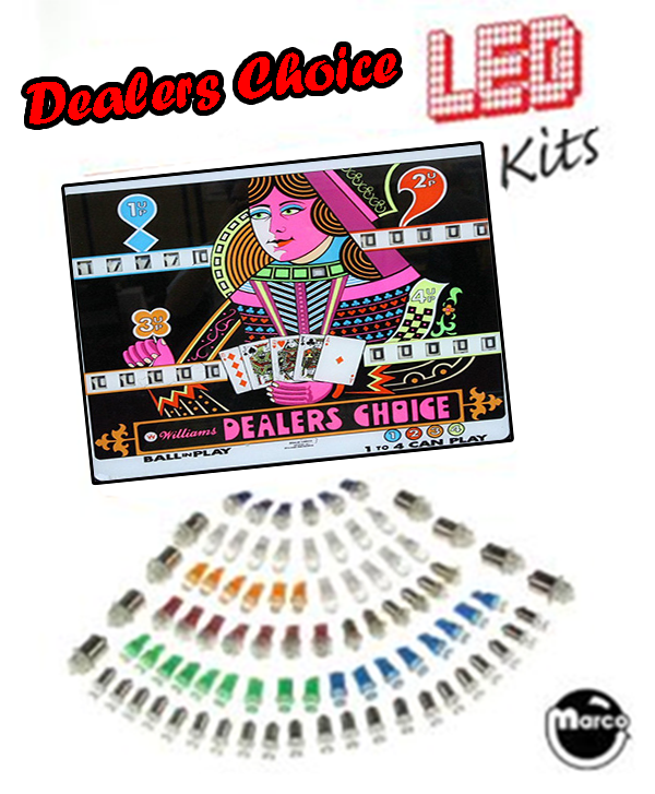 DEALER'S CHOICE (Williams) LED Kit