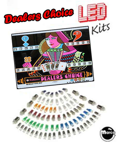 05-1179 - DEALER'S CHOICE (Williams) LED Kit - Marco Specialties ...
