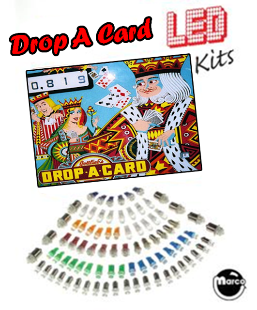 DROP A CARD (Gottlieb) LED Kit
