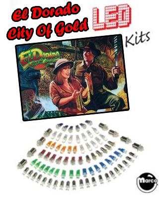 EL DORADO CITY OF GOLD (Gottlieb) LED kit
