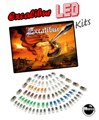 EXCALIBUR (Gottlieb) LED kit