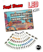 FAST DRAW (Gottlieb) LED Kit