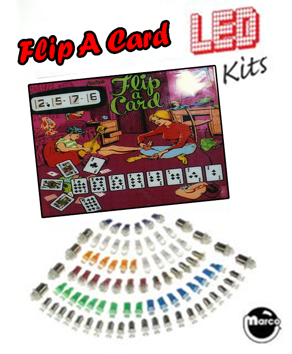 FLIP A CARD (Gottlieb) LED kit