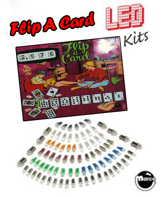 FLIP A CARD (Gottlieb) LED kit