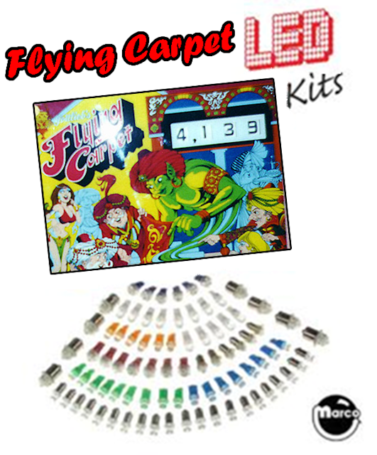 FLYING CARPET (Gottlieb) LED Kit