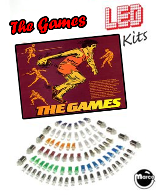 THE GAMES (Gottlieb) LED kit