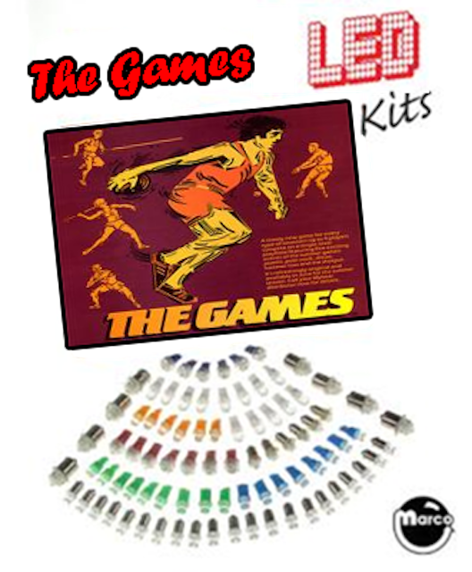 THE GAMES (Gottlieb) LED kit