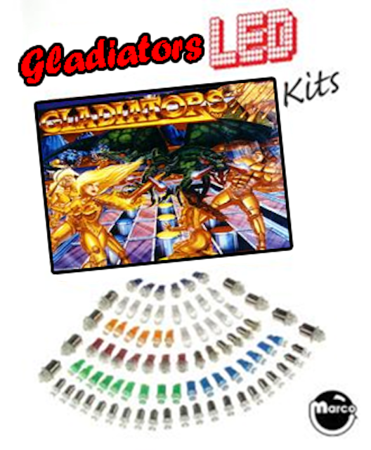 GLADIATORS (Gottlieb) LED kit