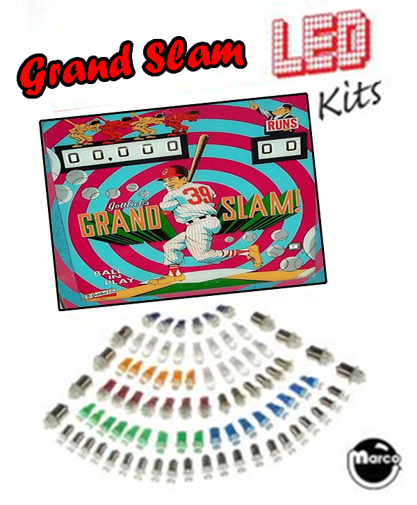 GRAND SLAM (Gottlieb 1972) LED kit