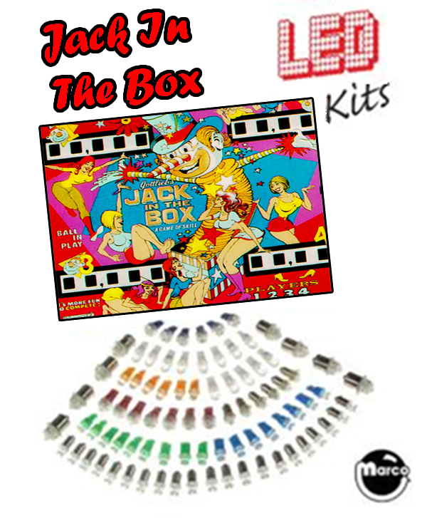 JACK IN THE BOX(Gottlieb) LED kit