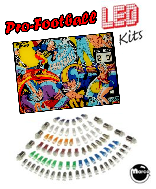 PRO-FOOTBALL (Gottlieb) LED Kit