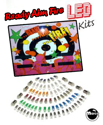 READY AIM FIRE (Gottlieb) LED kit