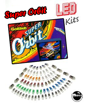 SUPER ORBIT (Gottlieb) LED kit