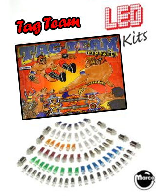 TAG TEAM (Gottlieb) LED kit