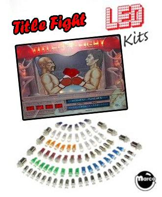 TITLE FIGHT (Gottlieb) LED kit