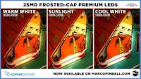 Sunlight Frosted PREMIUM LED wedge base 555