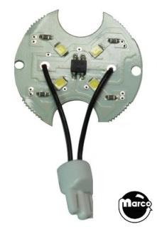 Pop bumper wedge LED pad yellow