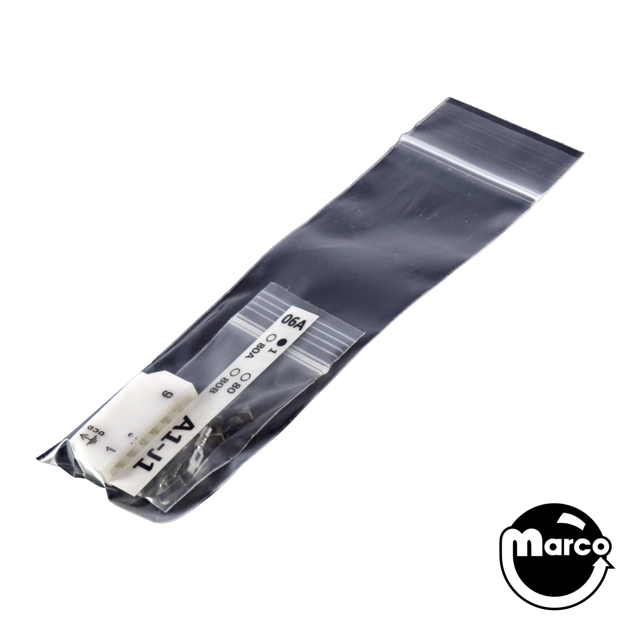 Connector - SLA printed edge single 6 pin .156 inch
