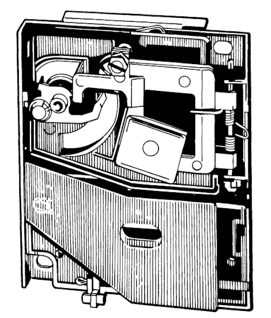 Coin mechanism - Coin Controls gold mech