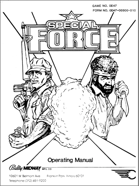 SPECIAL FORCE (Bally) Manual operating