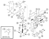 HARDBODY (Bally) Ramp lift push rod left